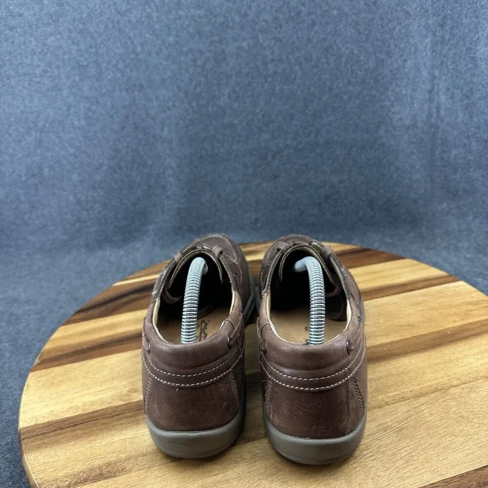Finn Comfort Men’s Shoes Size 8W Brown Leather Lace Up Casual Germany Surfside